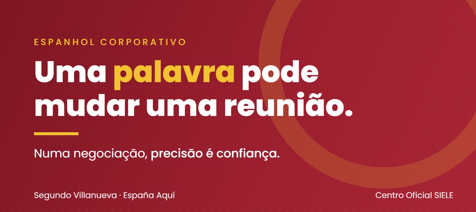 Uma palavra pode mudar uma reuni�o